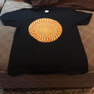 Supreme spitfire classic swirl 
T-shirt- Black